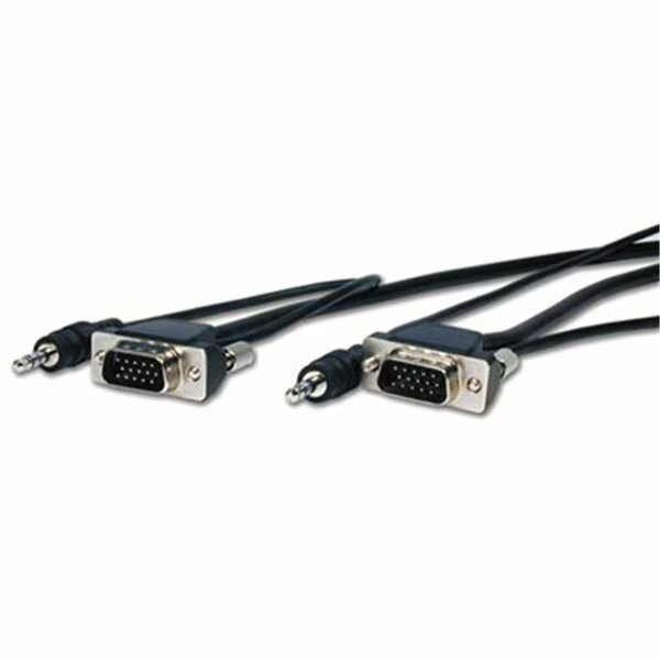 MVGA15P-P-15HR-A HR Pro Series Micro VGA HD15 Plug to Plug with Audio Cable 15ft, Comprehensive, Mfr#: MVGA15P-P-15HR/A